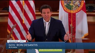 Gov. DeSantis discusses the latest coronavirus data