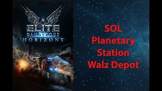 Elite Dangerous: Permit - SOL - Planetary Station - Walz Depot - [00059]