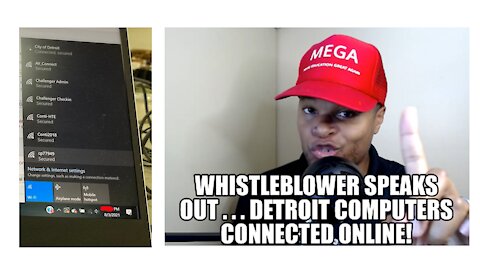 Whistleblower Speaks Out: Detroit Computers Connected Online!