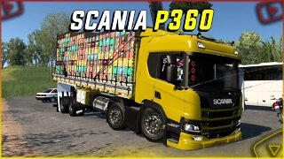 Scania P360 Qualificada Baú e Carroceria Várias cargas Euro Truck Simulator 1.45