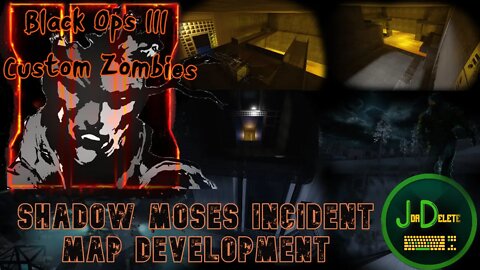 Black Ops III Custom Zombies Map Development - Shadow Moses Incident (Blast Furnace)