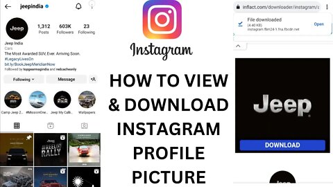 How to View & Download Instagram Profile Picture