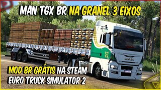 BOTANDO PRESSÃO NO MAN TXG NA GRANEL ARQUEADA 3 EIXOS MATERIAIS DE CONTRUÇÃO ETS2 1.47