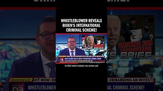 Whistleblower Reveals Biden's International CRIMINAL SCHEME!