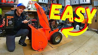 HOW TO CHANGE SNOWBLOWER OIL FOR BEGINNERS