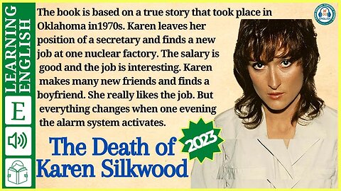 learn English through story level 3 🍁 The Death of Karen Silkwood | WooEnglish