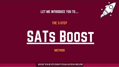 SATs Boost Training Video