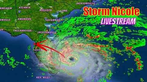 Storm Nicole Update & Impact Forecasts - The WeatherMan Plus