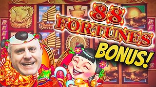📀 BOOM - $7,700 Jackpot on 88 Fortunes! ⛵ Huge Bonus Win Playing Max Bet $44 Spins!