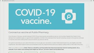 Publix, CVS to book COVID-19 vaccine appointments on Wednesday