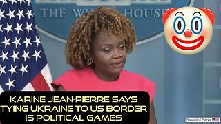 Karine Jean-Pierre says tying Ukraine to US border is political games