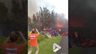 Lava Fissure Eruption || Viral Video UK