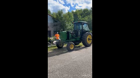 John Deere 4440 Pulling Tractor