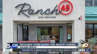 Restaurant owner helping feed industry workers