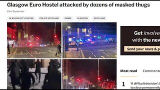 Glasgow Hostel Housing Asylum Seekers Stormed By Masked Men 😱The Great Fear 2.0 Has Started #glasgow