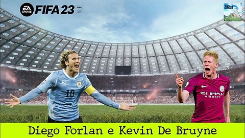 Fifa 23 - Usando a trave para deslocar o goleiro - Kevin De Bruyne e Diego Forlan