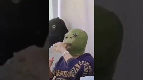 Human Frog Drinking Soda 😱🐸😅
