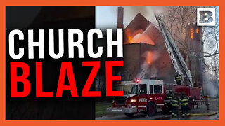 Church Blaze: Firefighters Seen Trying to Put Out Blaze in Historic Cleveland Church