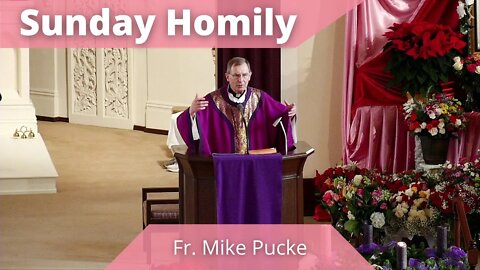 Homily for the Third Sunday in Advent - Father Mike Pucke