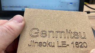 Review of Jinsoku 1620 Laser Engraver by Genmitsu