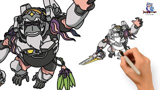 How to Draw Overwatch 2 Winston - Art Tutorial