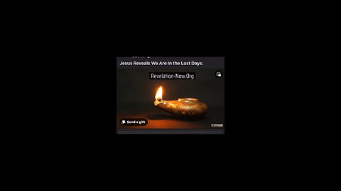 Jesus reveals we are in the last days