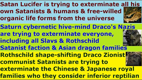 Rothschild are trying to exterminate Asian royal families & Nazis trying to exterminate both of them