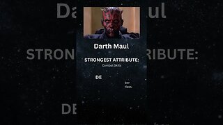 Star Wars Character Spotlight: Darth Maul #shorts