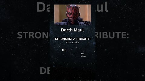 Star Wars Character Spotlight: Darth Maul #shorts