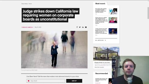 Judge strikes down California law requiring women on corporate boards as unconstitutional