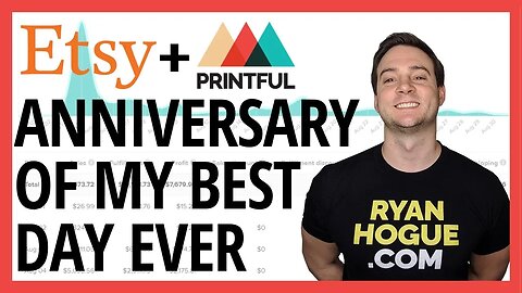 Etsy Printful Integration Success Story: The 1 Yr Anniversary Of My Best Day Selling Print on Demand