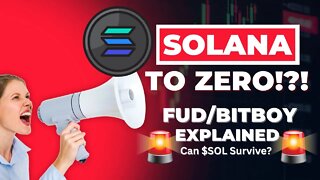 Solana News & BitBoy FUD Explained | Solana Price TA | Can Solana Recover? | Time To Jump Ship?