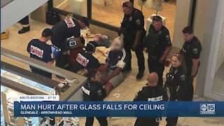 FD: Man suffers 'severe lacerations' after glass falls on him inside Arrowhead Mall