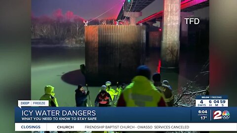 Icy water dangers: What you need to know to stay safe