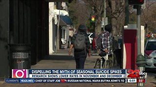 Expert: Dispelling the myth of holiday suicide spikes