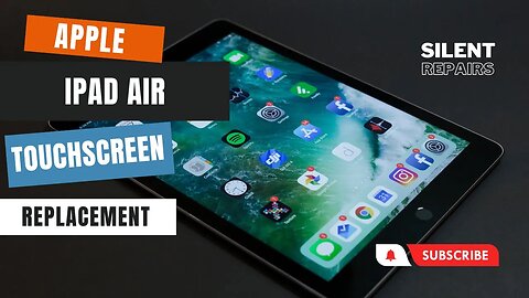 Apple Ipad Air 9,7 2017 | Screen repair | Touchscreen replacement | Repair video