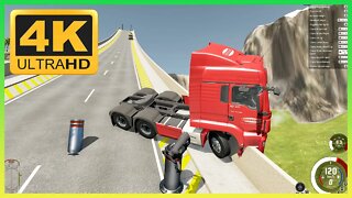 TruckFails | Trucks vs Bollards #181 | BeamNG.Drive |TrucksFails