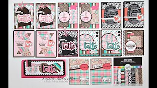 48 Cards | Collaboration with Scrapbena Creations | Catherine Pooler Daily Grind 6x6 paper pad
