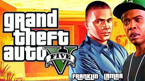 GTA V HISTÓRIA PARTE 2 - FRANKLIN, LAMAR E OS CARROS DE LUXO BRANCO E VERMELHO