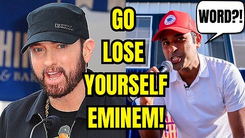 Eminem Sends CEASE & DESIST To Vivek Ramaswamy RAPPING LOSE YOURSELF on the Campaign Trail!