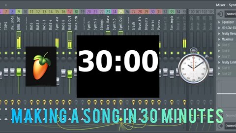 I only had 30 minutes to make this song... Here's what happened