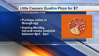 Little Caesars Quatro Pizza has something for everyone