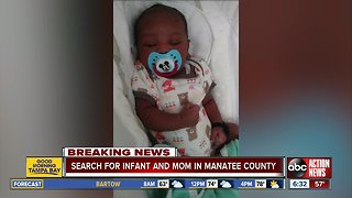 Deputies search for missing Manatee County baby, mother