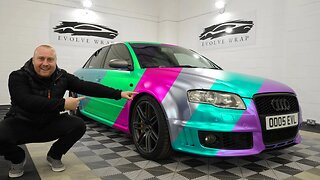 We WRAPPED The UK’s Cheapest HIGH Mileage RS4!