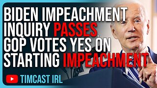 Biden Impeachment Inquiry PASSES, GOP Votes YES On Starting Impeachment