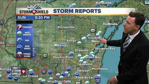 Michael Fish's NBC26 Storm Shield weather forecast