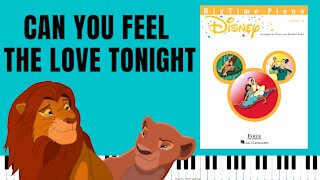 Can You Feel the Love Tonight [Lion King] (BigTime Piano Disney)
