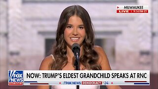 Inspiring! Kai Madison Trump delivers her first ever public speech. Fantastic!