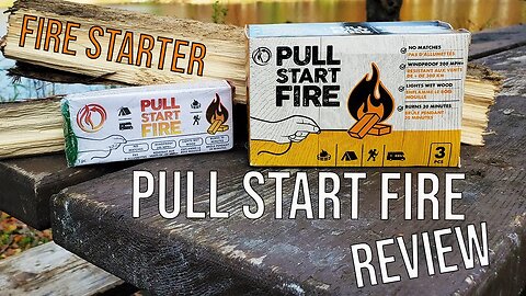 Pull Start Fire TEST/REVIEW Fire Starter