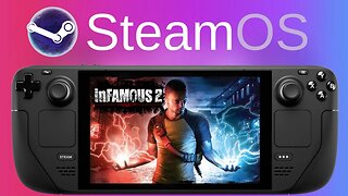 Infamous 2 (RPCS3) PS3 Emulation 2023 | Steam Deck